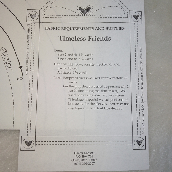 Hearts Content Old Tyne girls.dress with puffed/gathered sleeves Size 2-4-6-8 - Picture 4 of 4